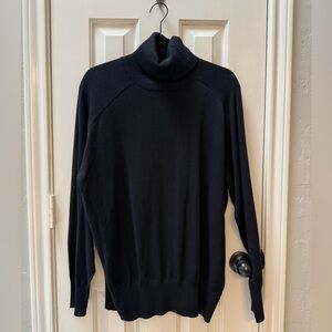 Universal Standard S (14_16) Renee Raglan Turtleneck in Black